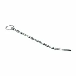 Изогнутая полая уретральная струна из металла Kanikule metal - серебристый