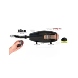 Секс-машина для пар Pipedream Fetish Fantasy, черная, с адаптером, пульт ДУ