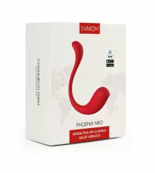 Интерактивный вибратор Phoenix Neo. 11 режимов вибрации, 11.8 см, АБС/силикон, 
