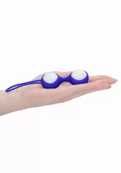 Вагинальные шарики Chrystalino Ben Wa (Medium) белые 