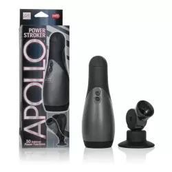 Мастурбатор  с вибрацией Apollo Power Stroker – черный