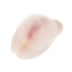 Вагина с лобковыми волосами и анус Little Butt с вибропулей и проводным пультом – телесный