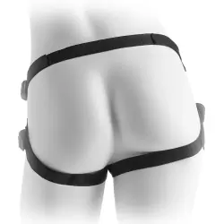 Страпон-трусики Vibrating Plush Harness с вибрацией