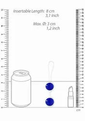Вагинальные шарики Chrystalino Ben Wa (Medium)