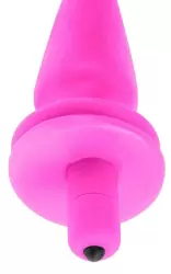 Анальный вибро-плаг Neon Vibrating Butt Plug – розовый