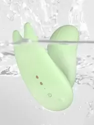 Интерактивный вибратор Magic Motion Umi, 9,5 см, силикон, зеленый