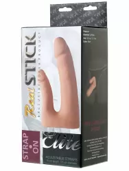 Страпон для двойной стимуляции TOYFA RealStick Elite – телесный