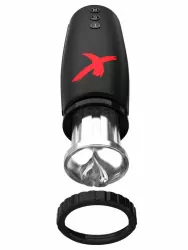 Реалистичный автоматический мастурбатор Pipedream PDX Elite Moto-Bator, 23 см, ротик, черный