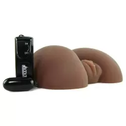 Мастурбатор реалистичный Vivid Raw Bootylicious с вибрацией – мулатка	