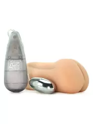 Мастурбатор анус Vivid Raw Ass Banger с вибрацией – телесный	