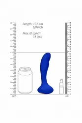 Вибромассажер для точки G или простаты Finesse (синий)