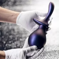 Гладкий анальный душ EDC Nebula Bulb, 25,4 см, диаметр 3,2 см, АБС-пластик, силикон, фиолетовый