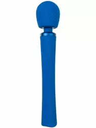 Мощный вибратор Fun Factory VIM VIBRATING WAND, 5 скоростей, силикон, синий