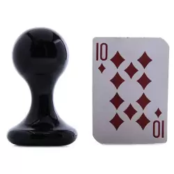 Анальная пробка Luna Balls большая – черная