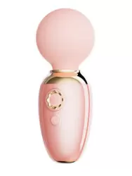 Компактный вибратор Zalo AVA, с функцией нагрева, 8,9 см, силикон, розовый