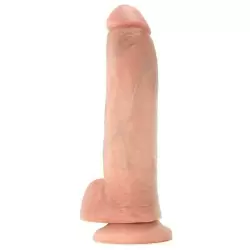 Фаллоимитатор-реалистик с мошонкой 9 Cock with Balls на присоске – телесный