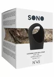 Эрекционное кольцо для пениса и мошонки No45 - Cockring with Ball Strap