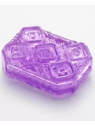 Нереалистичный мастурбатор Tenga Uni Amethyst, 5,8 см, ТПЭ, фиолетовый