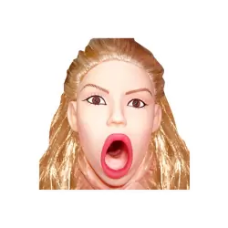 Реалистичная надувная кукла Young & Hot со вставками – телесный