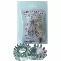 Эрекционное кольцо Sextoy со стимулятором клитора - прозрачный