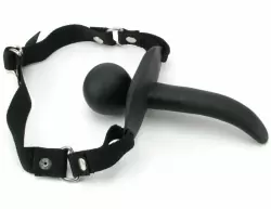 Кляп-страпон с фаллосом Fantasy