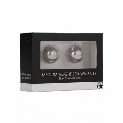 Металлические вагинальные шарики Medium Weight Ben-Wa-Balls - Silver