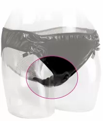 Вибромассажер клитора с трусиками Fantasy Elite - Black