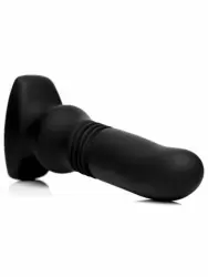 Инновационный вибратор XR Brands с имитацией фрикций, 17 см, силикон, черный