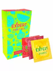 Гладкие презервативы EXPERT Fruit Mix, с ароматом фруктов, 12 шт