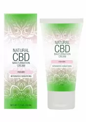 Женский крем для мастурбации Shots toys Natural CBD, увлажняющий, с добавлением каннабидиола, 50 мл