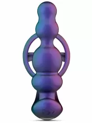 Эрекционное виброкольцо EDC Stellar Force, 13 см, 10 режимов, с анальной ёлочкой, силикон, фиолетовый