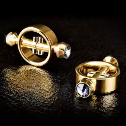 Зажимы на соски Fetish Fantasy Gold на магните