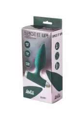 Анальная пробка с вибрацией Spice it up New Edition Glory Dark green 8015-02lola