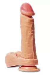 Силиконовый ультра-реалистик с двойной структурой Real Man Dual Layer 16,5 x 4,5 см – телесный