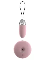 Два взаимоуправляемых вибратора: виброяйцо с пультом Luna Selene беспроводной – розовый