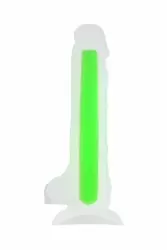 ФАЛЛОИМИТАТОР, СВЕТЯЩИЙСЯ В ТЕМНОТЕ, BEYOND BY TOYFA, CLARK GLOW, СИЛИКОН, ПРОЗРАЧНО-ЗЕЛЕНЫЙ, 22 СМ