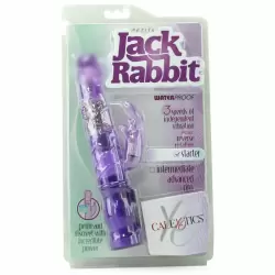 Элегантный вибратор-кролик Petite Jack Rabbit, 21,5 см, ТПР, фиолетовый