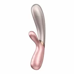 Вибратор Satisfyer Hot Lover с возможностью управления через приложение - золотистый/розовый