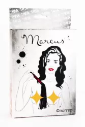 Флоггер 38 см с кружевной ручкой TOYFA Marcus – красный