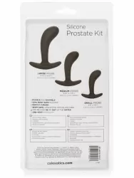 Набор анальных пробок California Exotic Novelties Silicone Prostate Kit, 3 размера, силикон