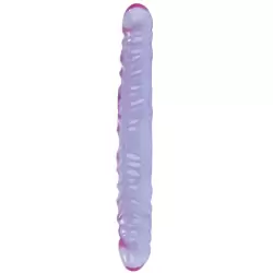Фаллоимитатор двойной Veined Double Dong 12 – фиолетовый