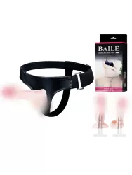 Женский страпон с 2 сменными реалистичными насадками Ultra Passionate Harness – телесный