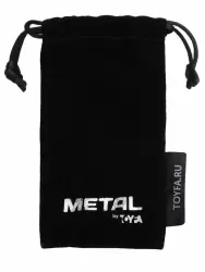 Кольцо металлическое на пенис Toyfa Metal – серебристый, L