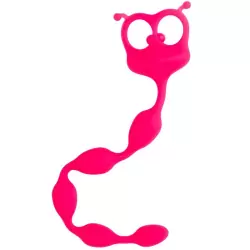 Анальная цепочка Fun Factory Flexi Felix, 32 см, 5 бусин, розовая