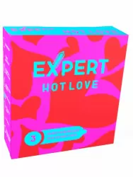 Гладкие презервативы EXPERT Hot Love, с разогревающим эффектом, 3 шт