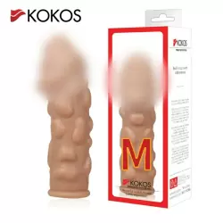 Насадка на фаллос с крупными бугорками размер M, Cock Sleeves