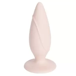 Анальная пробка Mojo Spades Small на присоске – телесная