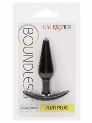 Конусовидная анальная пробка Boundless Slim Plug, носимая, 7,5 см, силикон