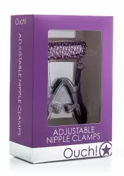 Зажимы Adjustable Nipple Clamps (цвет фиолетовый)