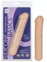Вибромассажер Silicone Basics 10-Function Stud – телесный